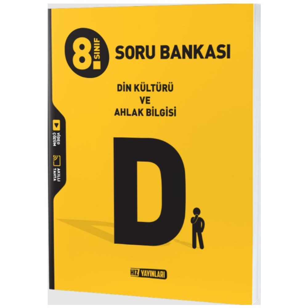 Hız Yayınları 8. Sınıf LGS Yeni Din Kültürü Soru Bankası Kaynak Kitapları Fiyatı