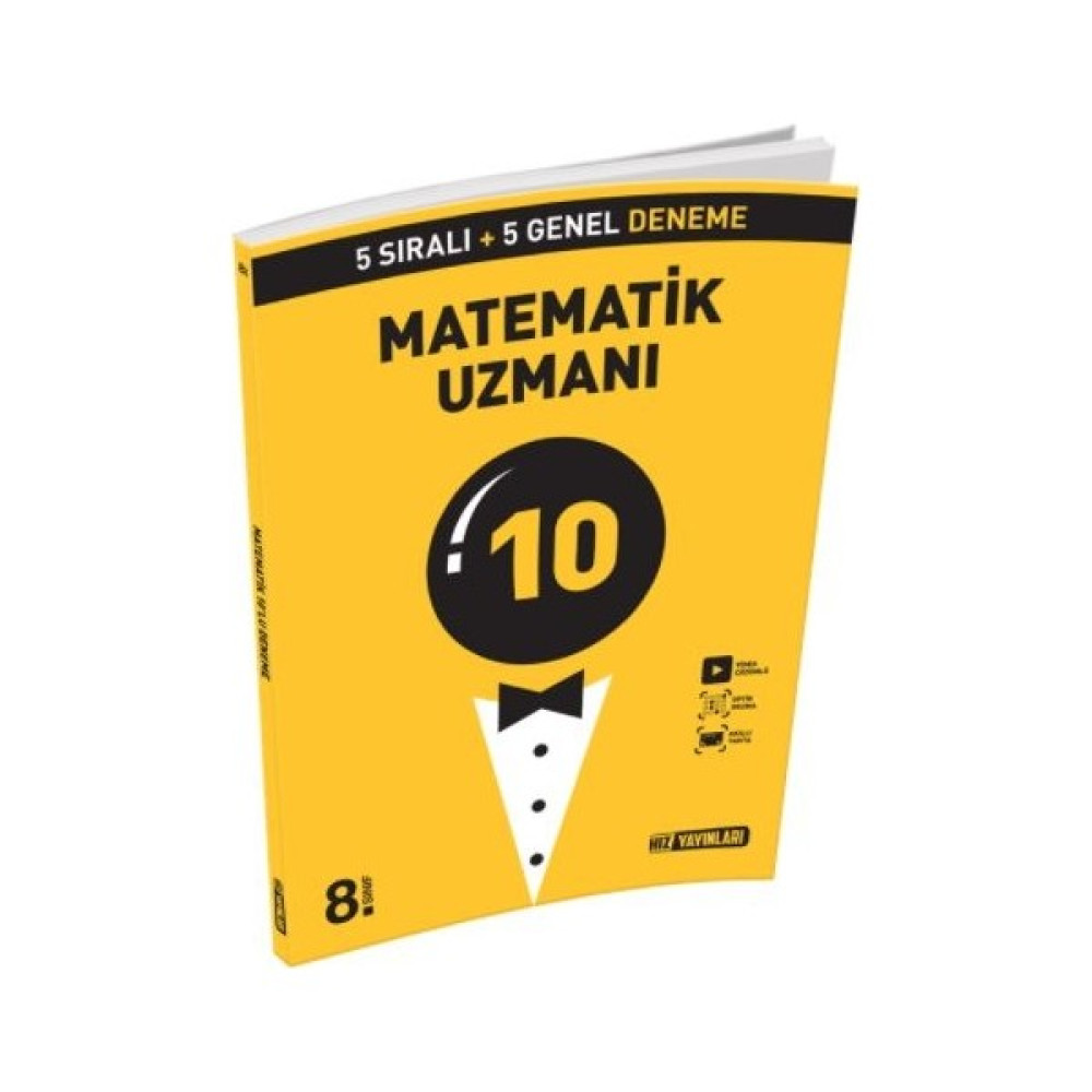 Hız Yayınları 8. Sınıf Matematik Uzman 10'lu Deneme Matematik Fiyatı