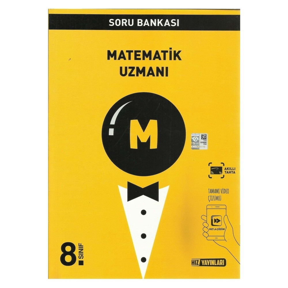 Hız Yayınları 8.Sınıf Matematik Uzmanı Soru Bankası Yardımcı Kitaplar Fiyatı