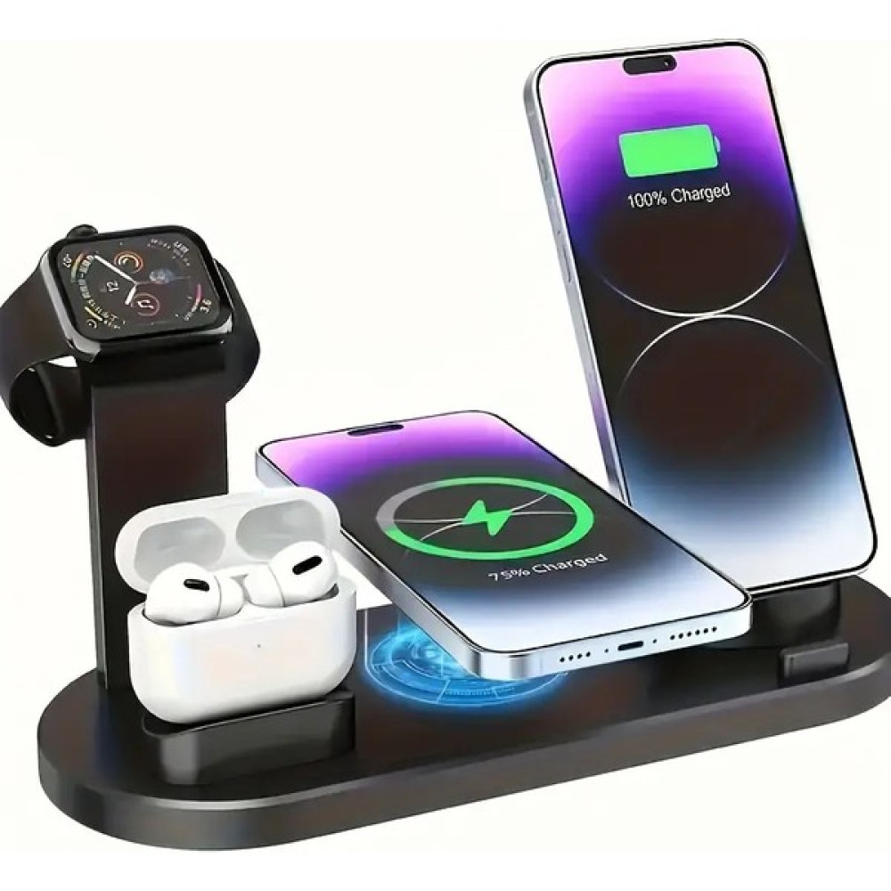 Hızlı Şarj Destekli Kablosuz Telefon Şarj Cihazı, Ayırılabilir Kablosuz Şarj Standı, IPHONE15 14, 13, 12, 11/pro/max/mini/plus, X, Xr, Xs/max, Se, 8/plus, Airpods Için Kablosuz Şarjı Destekleyen - Beyaz Oto Boyaları Fiyatı