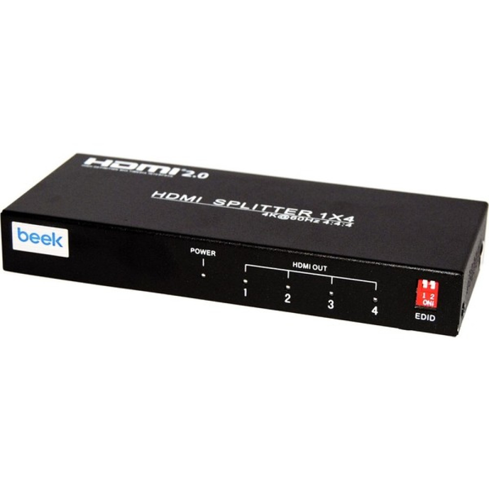 Hızlı Stok Beek 4K 4'LÜ HDMI Video Çoklayıcı, 3810 x 2160 (4k) ve 1920 x 1080 (Full Hd) Piksel Çözünürlük, HDMI 2.0, Hdcp 2.3, Metal Şasi, Siyah Renkbeek 4K HDMI Spliter 4 Ports Oto Boyaları Fiyatı