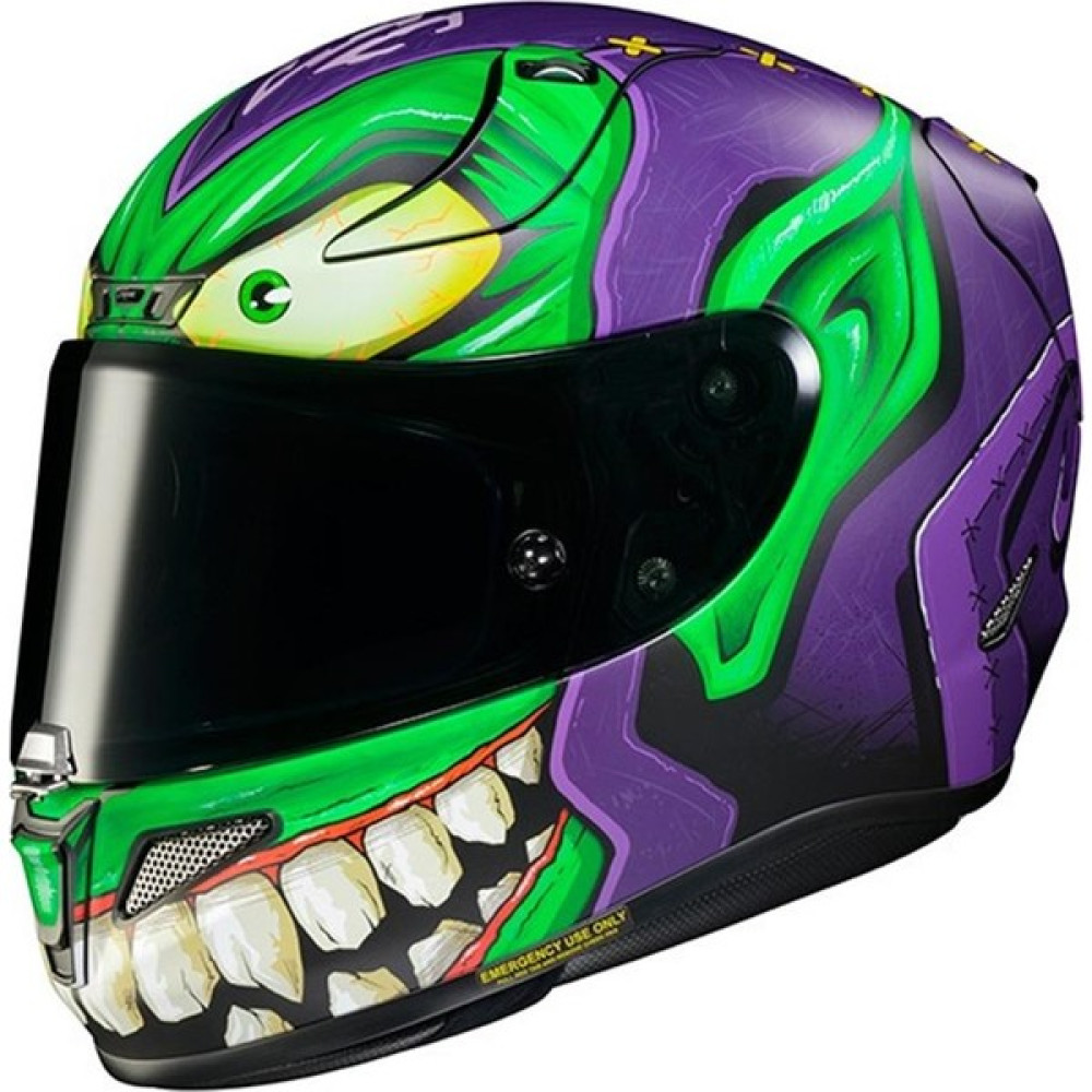 Hjc RPHA11 Marvel Green Goblin Full Face Motosiklet Kaskı - XL - Renkli Motorsiklet Kaskları Fiyatı