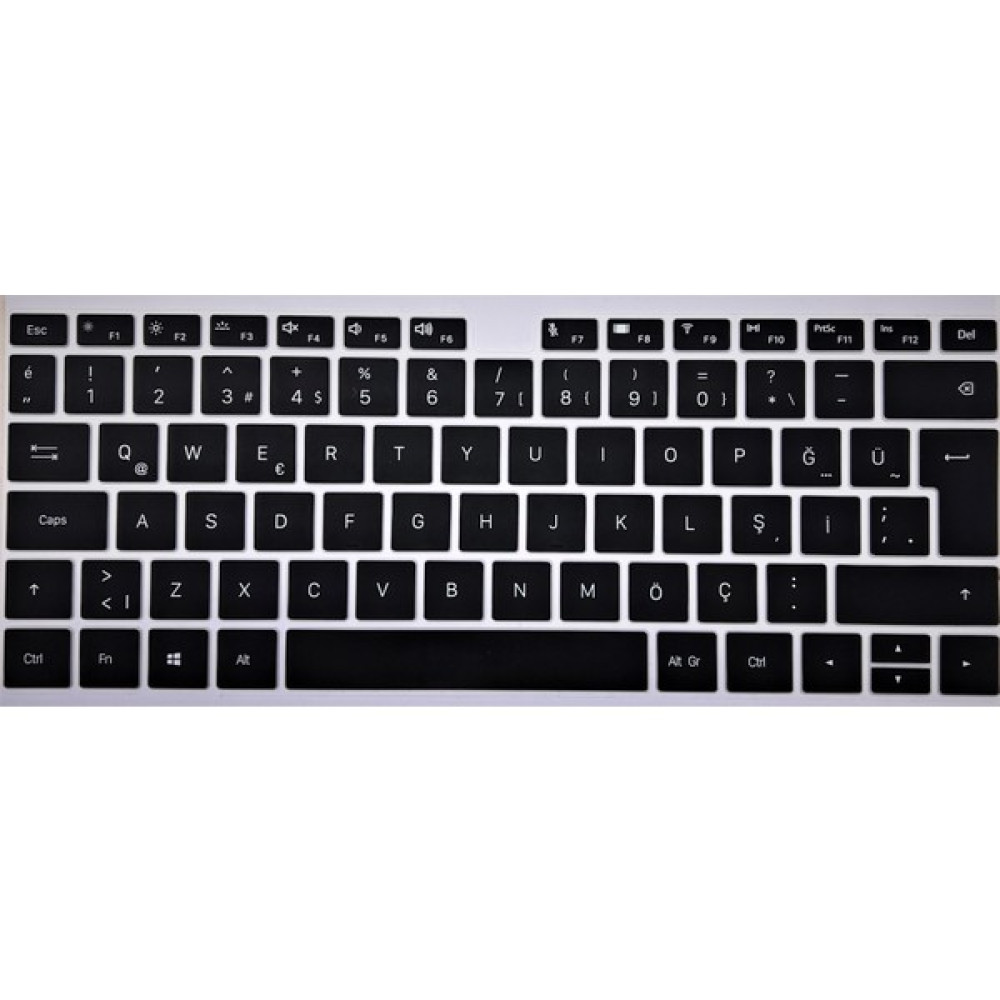 Hk Teknoloji Huawei Matebook D15 Türkçe Q Silikon Klavye Koruyucu BOH-WAQ9R - Siyah Çevre Birimleri Fiyatı