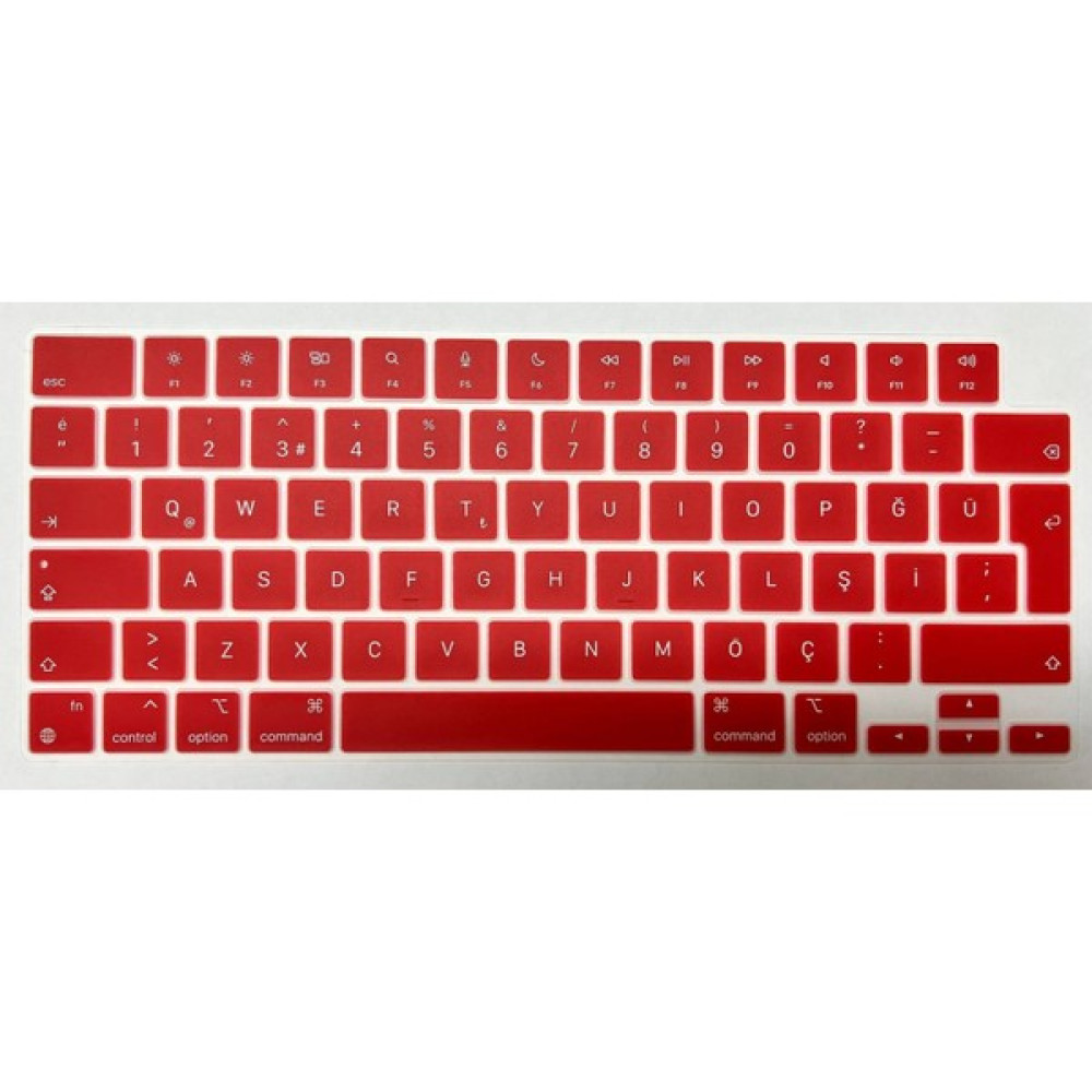 Hk Teknoloji Macbook Air 15 Inç A2941 M2 Işlemcili Türkçe Q Silikon Klavye Koruyucu 2023 - Kırmızı Oto Boyaları Fiyatı