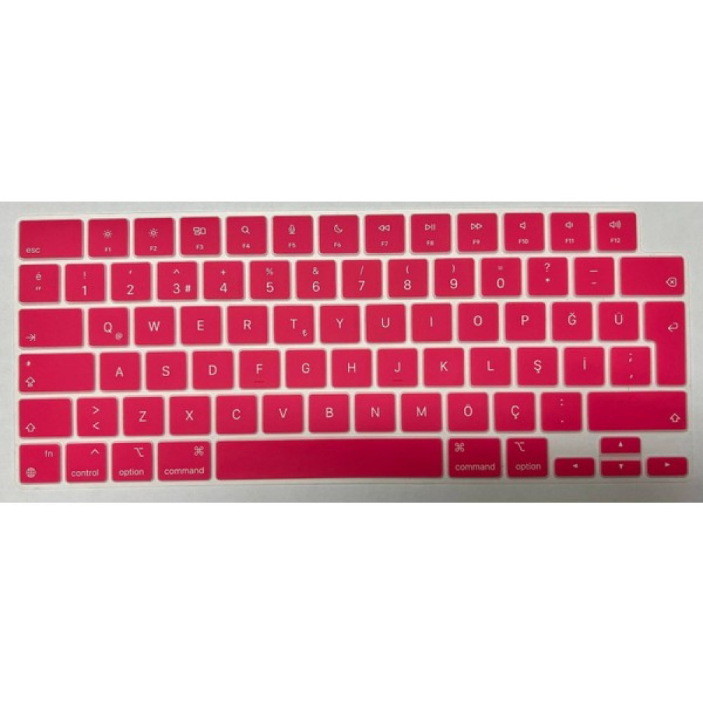 Hk Teknoloji Macbook Air 15 Inç A2941 M2 Işlemcili Türkçe Q Silikon Klavye Koruyucu 2023 - Pembe Oto Boyaları Fiyatı