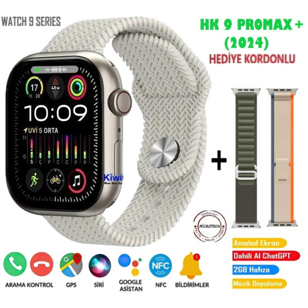 Hk9 Promax Plus + 2gb Hafıza + Kablosuz Kulaklık Bağlama + Albüm+Chat Gpt 2.0 + E-Kitap Okuma Oto Boyaları Fiyatı