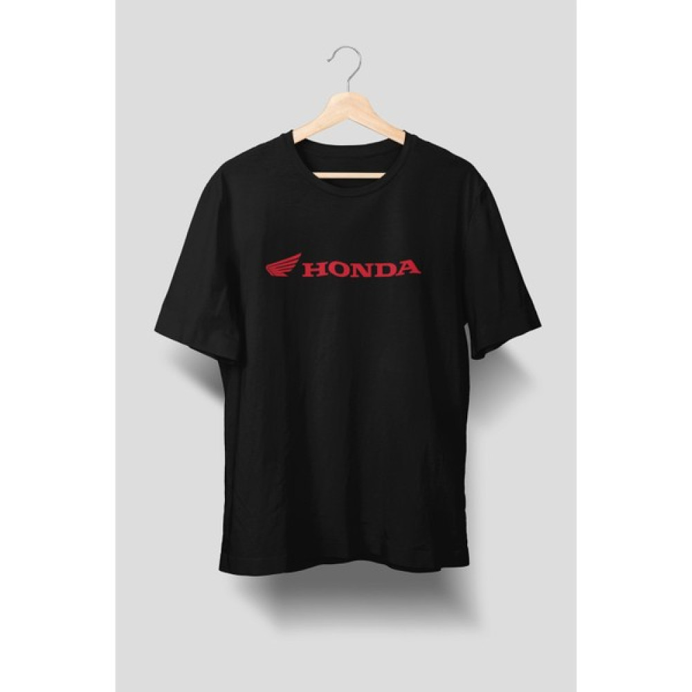 HLL Teknoloji Honda Logolu Baskılı Tişört Erkek T-shirt Fiyatı