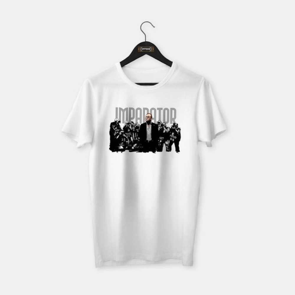 HLL Teknoloji Imparator Fatih Terim Beyaz Baskılı Tişört Erkek T-shirt Fiyatı