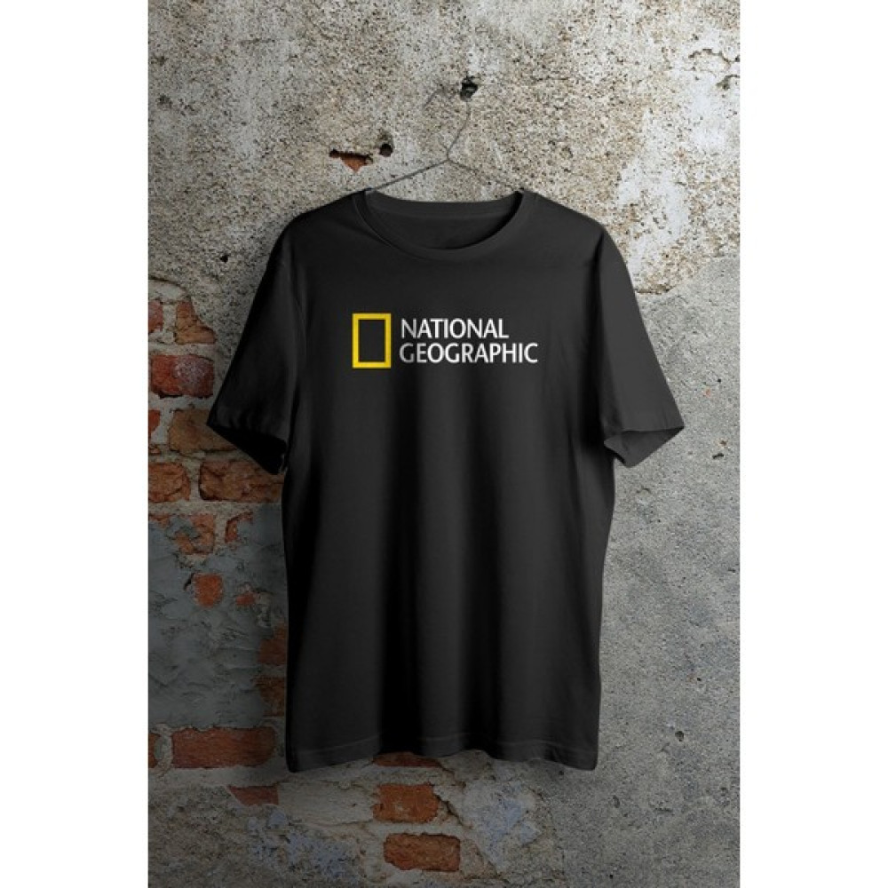 HLL Teknoloji Unisex Siyah National Geographic Baskılı Tshirt Erkek T-shirt Fiyatı