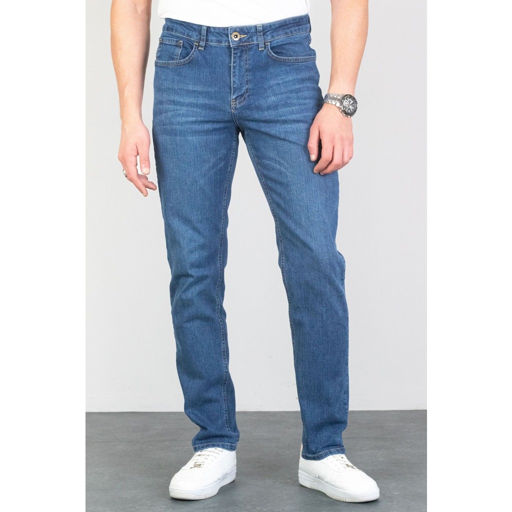 Hlt Jeans Erkek Açık Mavi Regular Fit Esnek Likralı Denim Jeans Kot Pantolon HLTHE001975 Erkek Jeans / Kot Pantolon Fiyatı