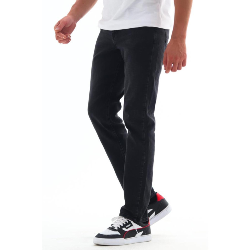 HLT JEANS Erkek Antrasit Füme Fit Boru Paça Esnek Likralı Denim Jeans Kot Pantolon Hlthe001936k 32/30 Beden Bayan Jeans / Kot Pantolon Fiyatı