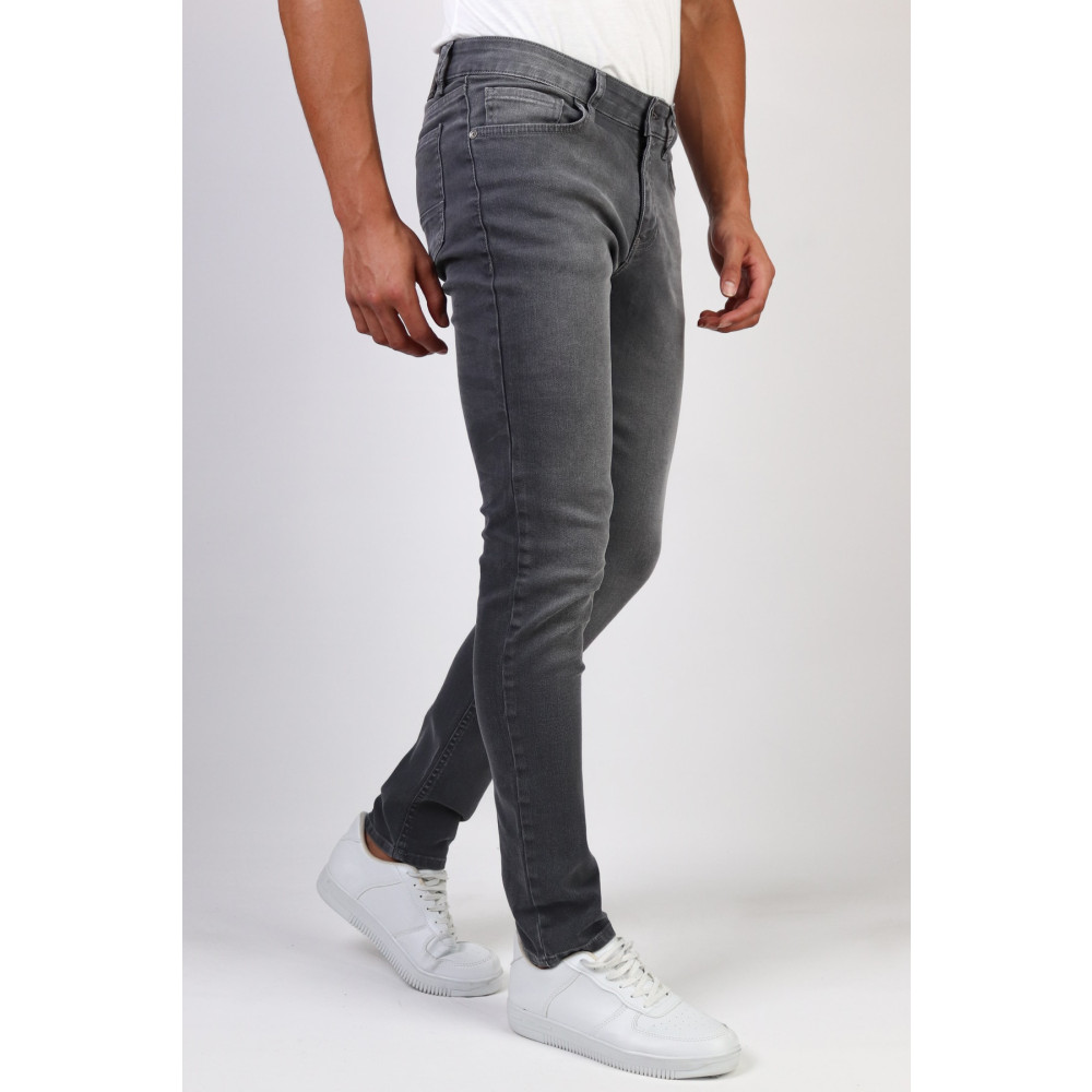 HLT JEANS Erkek Koyu Gri Slim Fit Dar Kesim Esnek Likralı Denim Jeans Kot Pantolon Hltvalgrey-k 38/31 Beden Bayan Jeans / Kot Pantolon Fiyatı