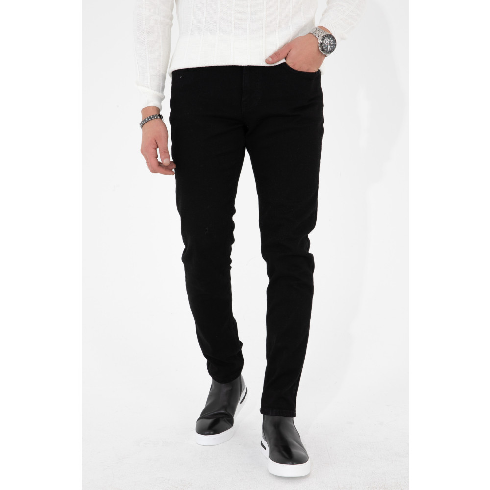HLT JEANS Erkek Siyah Slim Fit Likralı Esnek Jeans Kot Pantolon Hlt He001937 31/31 Beden Bayan Jeans / Kot Pantolon Fiyatı