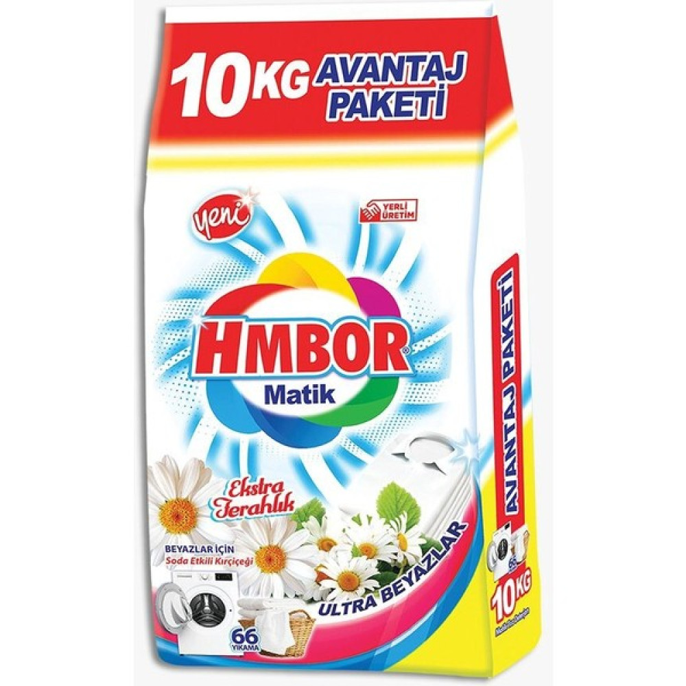 Hmbor Matik Ultra Beyazlar İçin 10 kg Çamaşır Deterjanı Fiyatı