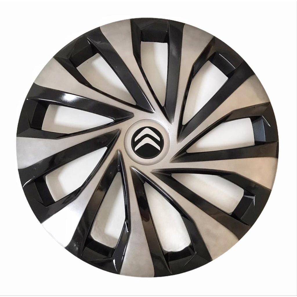 HMNL Citroen Citroen Evasion 15'' Inç Gri - Siyah 4lü Set Jant Kapağı Çelik Jant Görünümlü Araba & Motorsiklet Aksesuarı Fiyatı