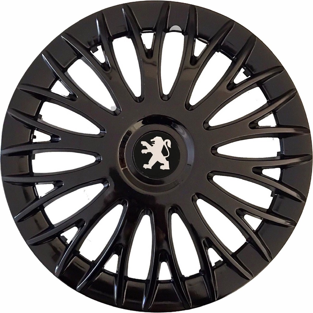 HMNL Peugeot Partner 16'' Inç Piano Black Siyah 4'lü Set Jant Kapağı Çelik Jant Görünümlü Araba & Motorsiklet Aksesuarı Fiyatı