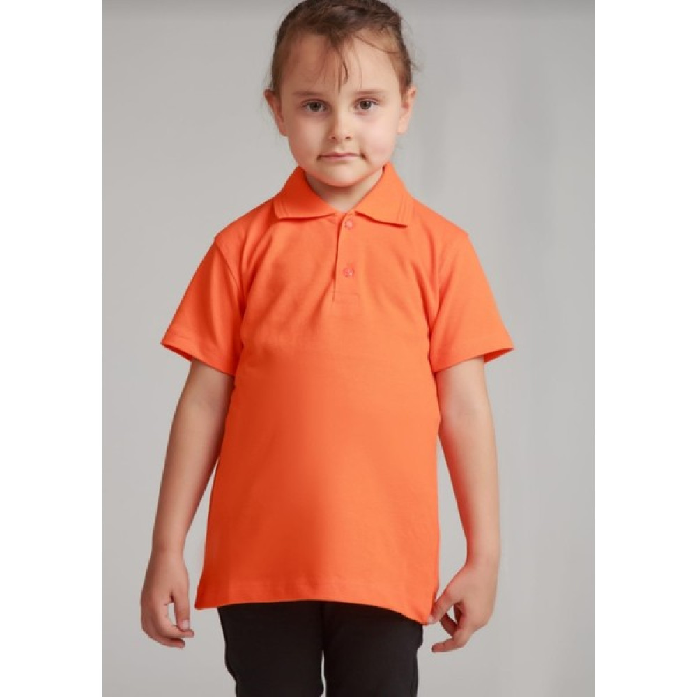 HMZ Unisex Turuncu Polo Yaka Kısa Kol Lakost T-Shirt Kız Çocuk T-shirt Fiyatı