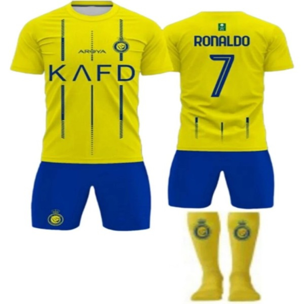 Hnsport Al Nassr Çocuk Ronaldo Forma+Şort+Çorap Futbol Malzemeleri Fiyatı