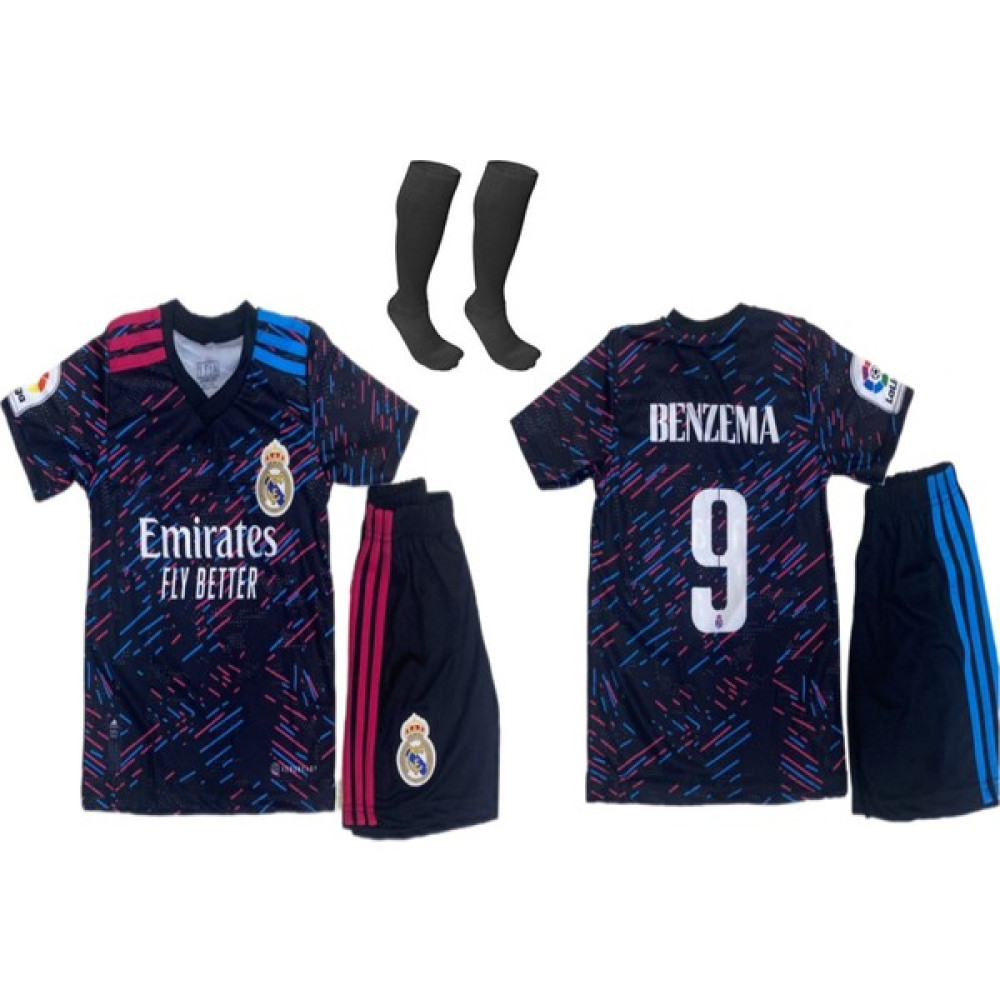 Hnsport Benzema Real Madrid Forma+Şort+Çorap Yeni Sezon Futbol Malzemeleri Fiyatı