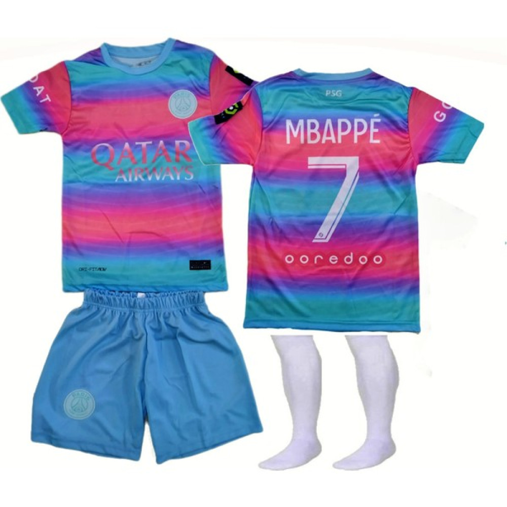 Hnsport Çocuk Psg Mbappe Forma + Şort + Çorap 3lü Set Futbol Malzemeleri Fiyatı