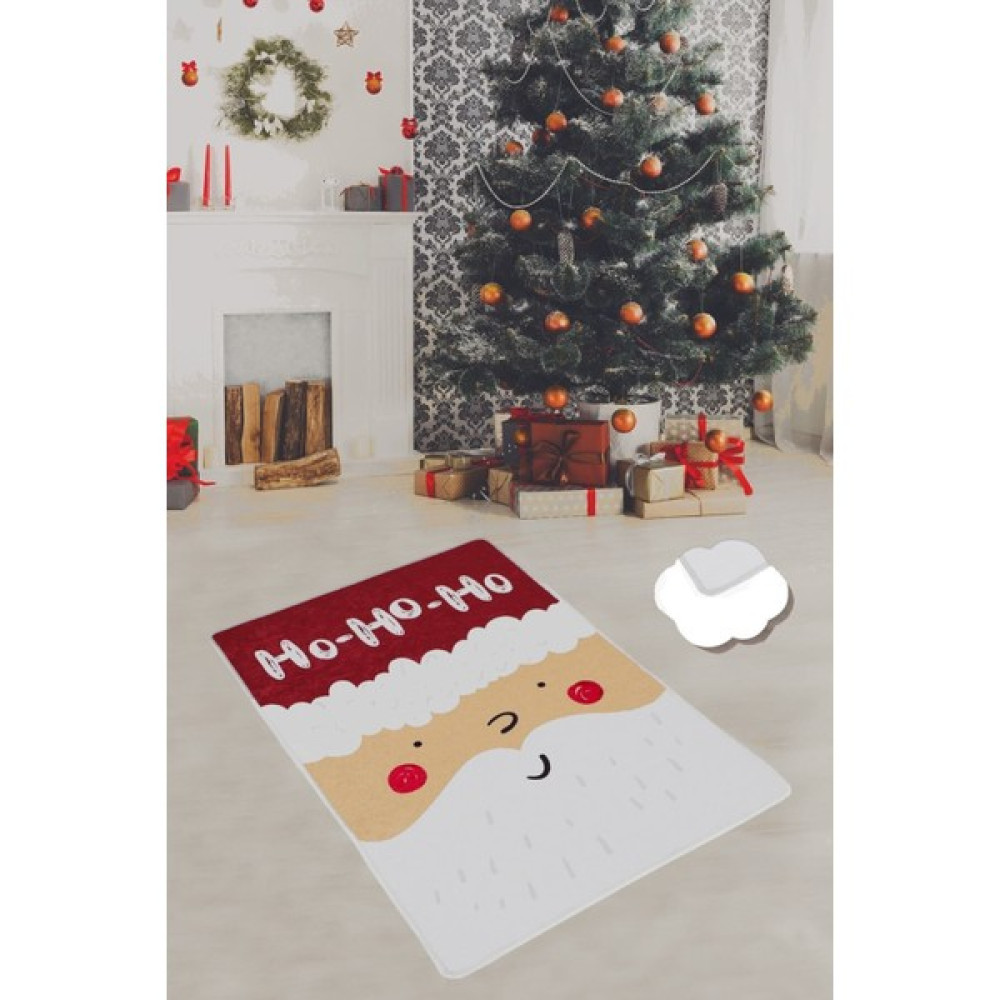 Ho Ho Ho Djt Yılbaşı Halısı, Yeni Yıl Halısı 80 x 120 - Renkli Oto Boyaları Fiyatı