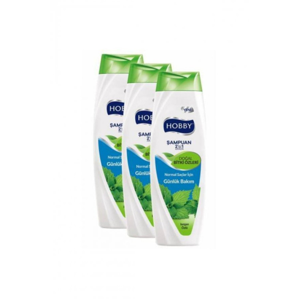 Hobby Dogal Bitki Isirgan Ozlu Sampuan 600 Ml 3 Adet Şampuan ve Saç Kremi Fiyatı