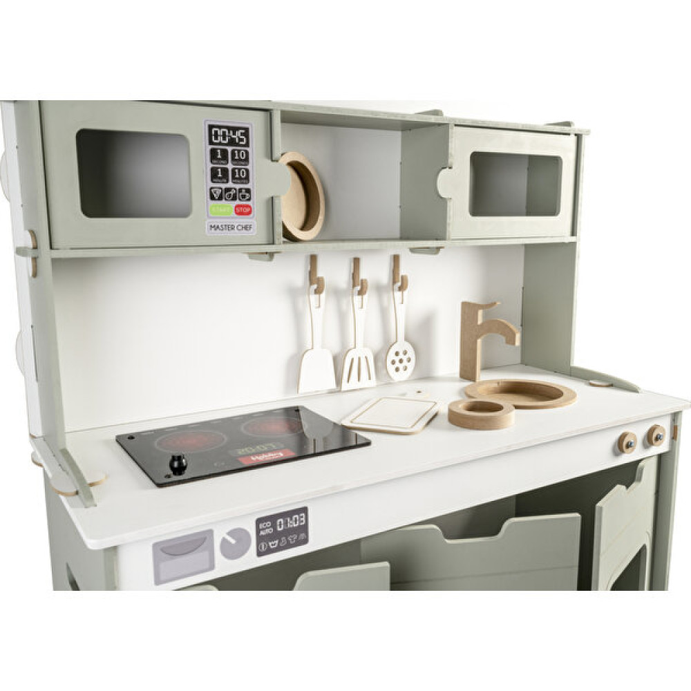 Hobby House Ahşap Oyuncak Çocuk Mutfak Seti LED Ocaklı Işıklı Bebek Oyuncakları Fiyatı