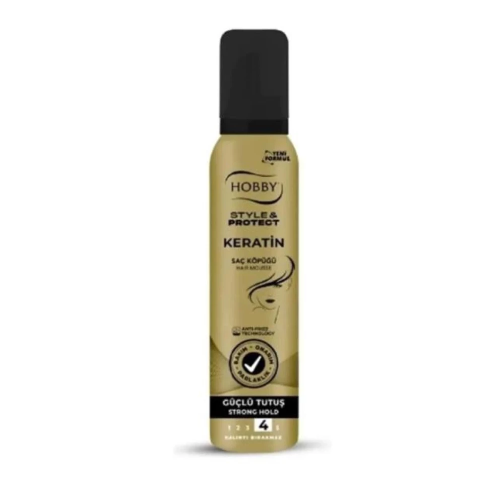Hobby Keratin Sac Kopugu 150 Ml Saç Şekillendirici Köpük Fiyatı