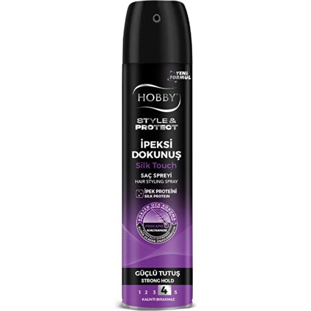 Hobby Style Hobby Style Hobby Ipeksi Dokunuş Saç Spreyi 250 ml Saç Spreyi Saç Şekillendirici Sprey Fiyatı