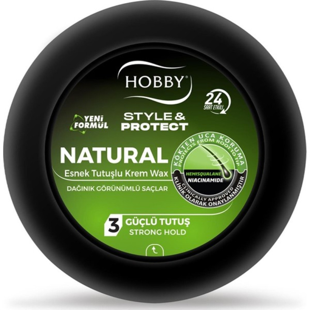 Hobby Style & Protect Natural Wax 100 ml Saç Şekillendirici Krem Fiyatı