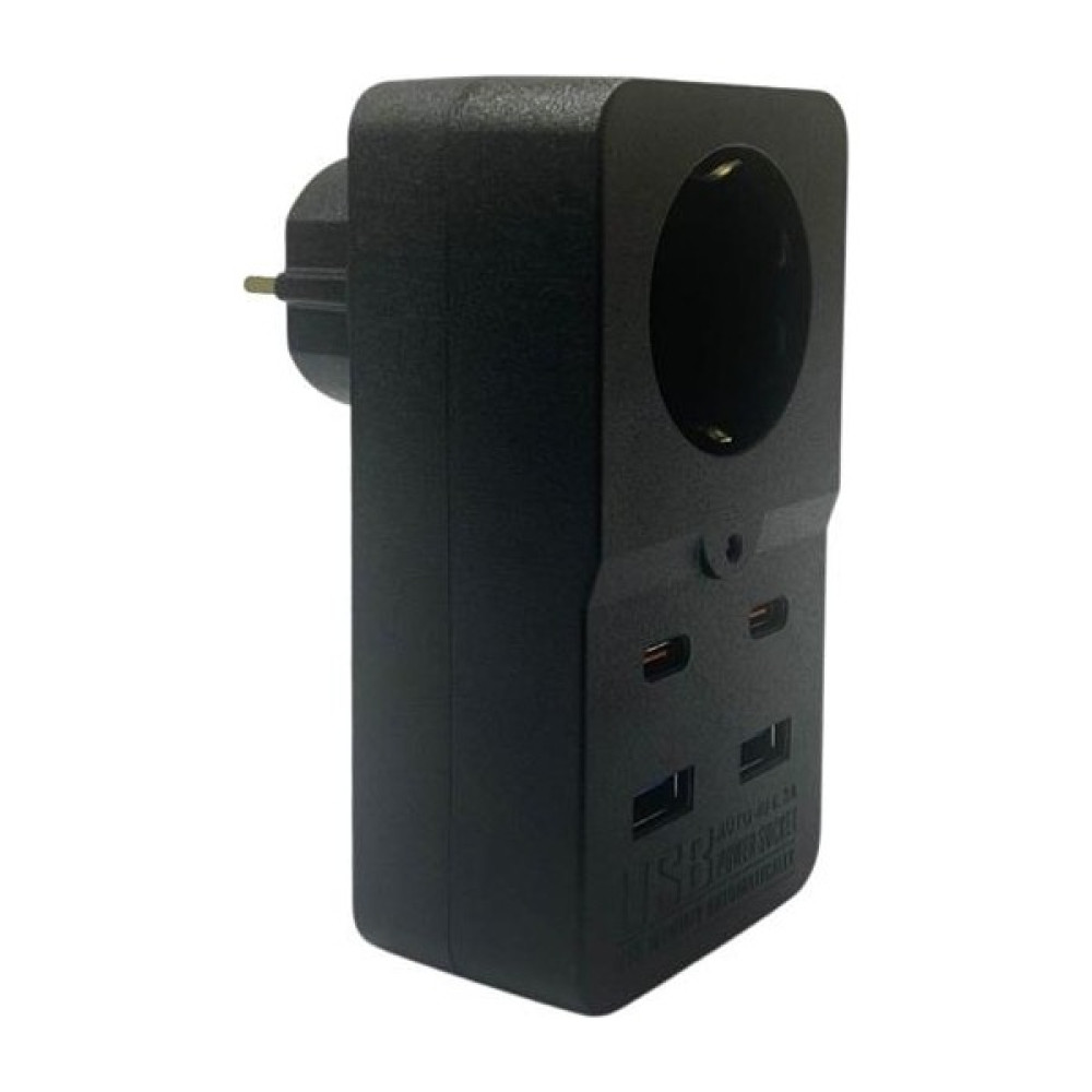 Hobi Bahçem Isıya Dayanıklı Termal Akım Korumalı 1 Priz Girişli 2 USB Girişli 2 Type-C Girişli Pirz Prizler Fiyatı