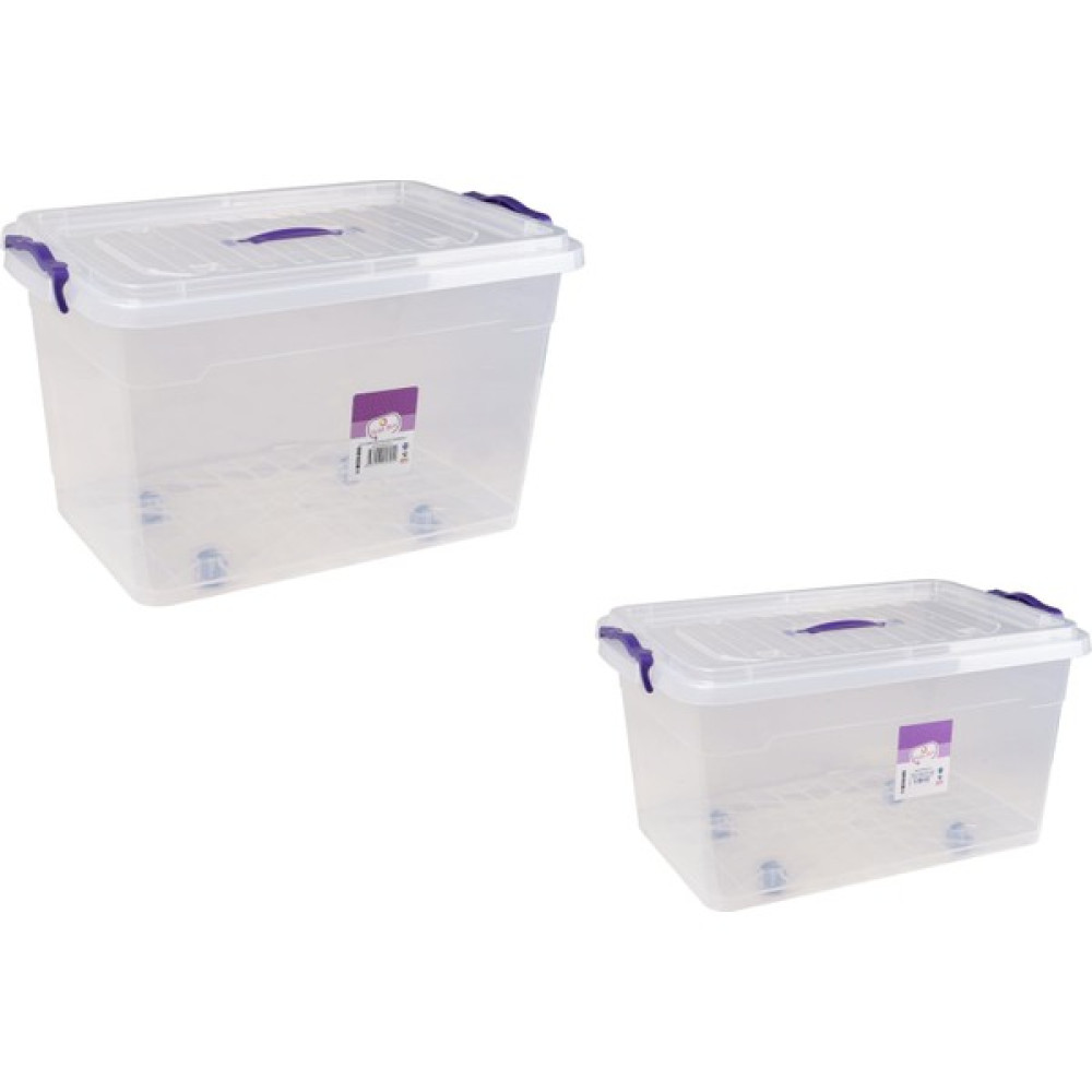 Hobi Box Saklama Kabı 50-70 Lt 2'li Set (Tekerlekli) - 1 Adet Saklama Kapları Fiyatı