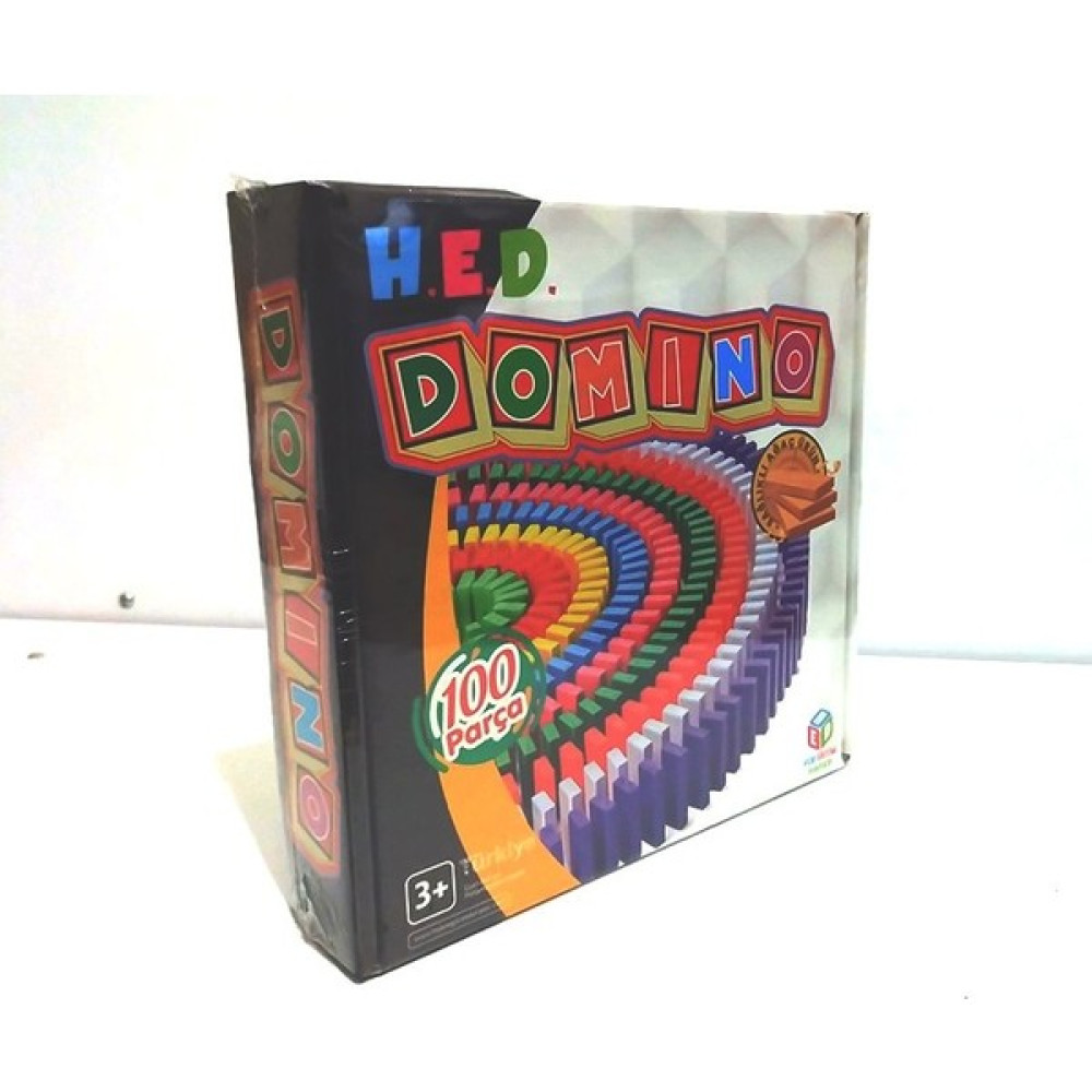Hobi Eğitim Dünyası H.e.d - Ahşap Renkli Domino Taşı 100 Parça Legolar ( Yapım Oyuncakları ) Fiyatı