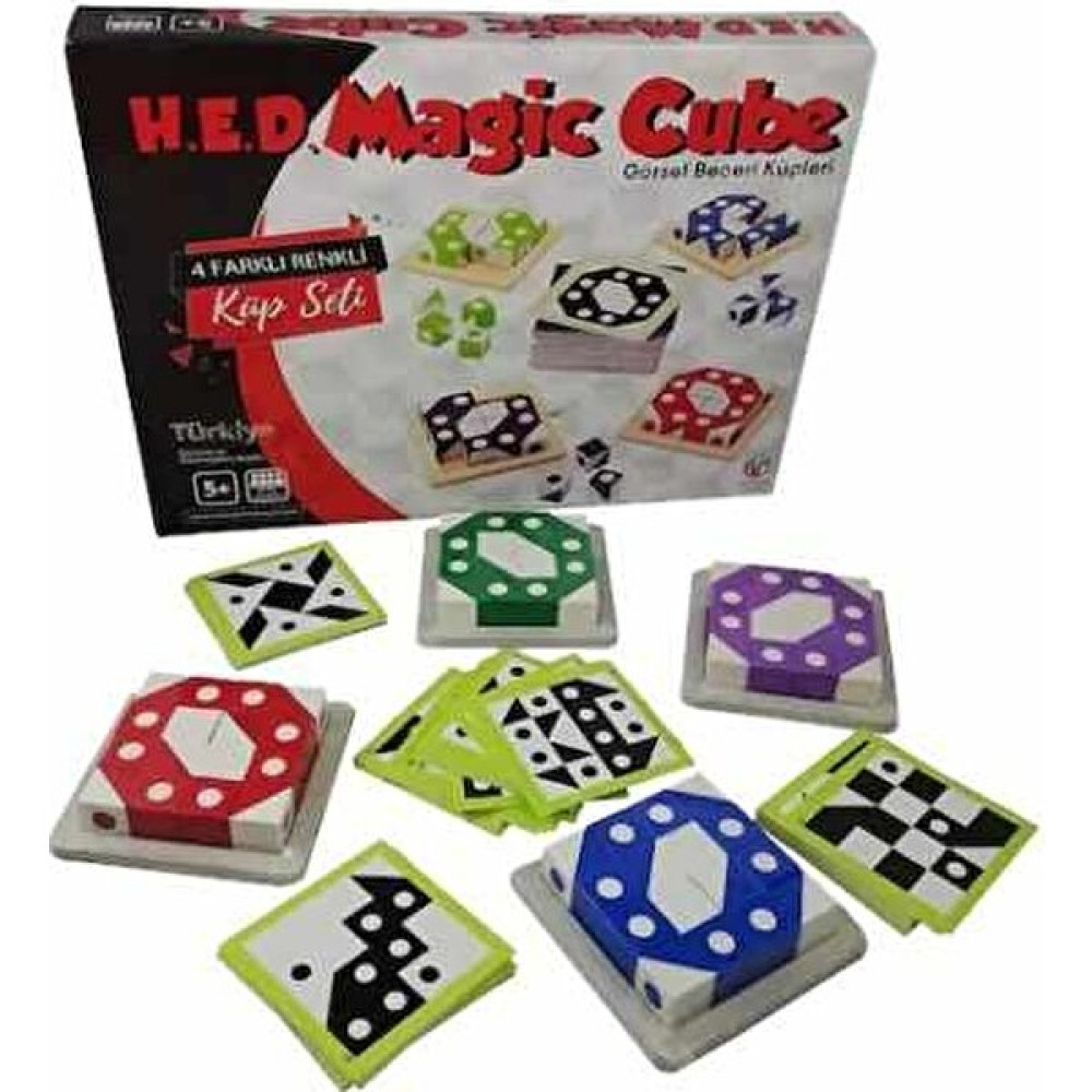 Hobi Eğitim Hed Magic Cube Oyunu Q Bitz Görsel Beceri Küpleri Dikkat Zeka ve Akıl Oyunu Oyun Takımları Fiyatı