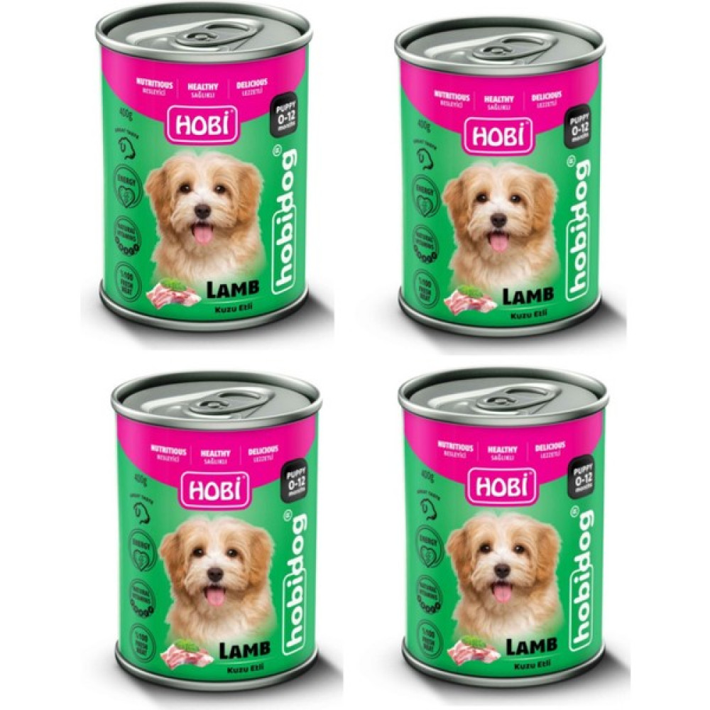 Hobi Hobidog Kuzu Etli Yavru Köpek Konservesi 400 gr x 4 Adet Evcil Hayvan Ürünleri Fiyatı
