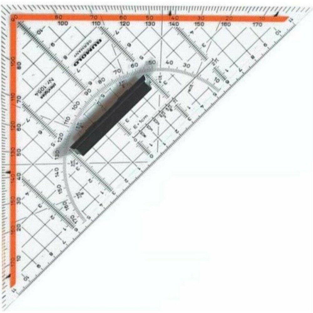 HOBİ MARKET ART Geometrik Açılı Gönye Cetvel (Geoder-Aristo) 32 cm Cetvel Fiyatı