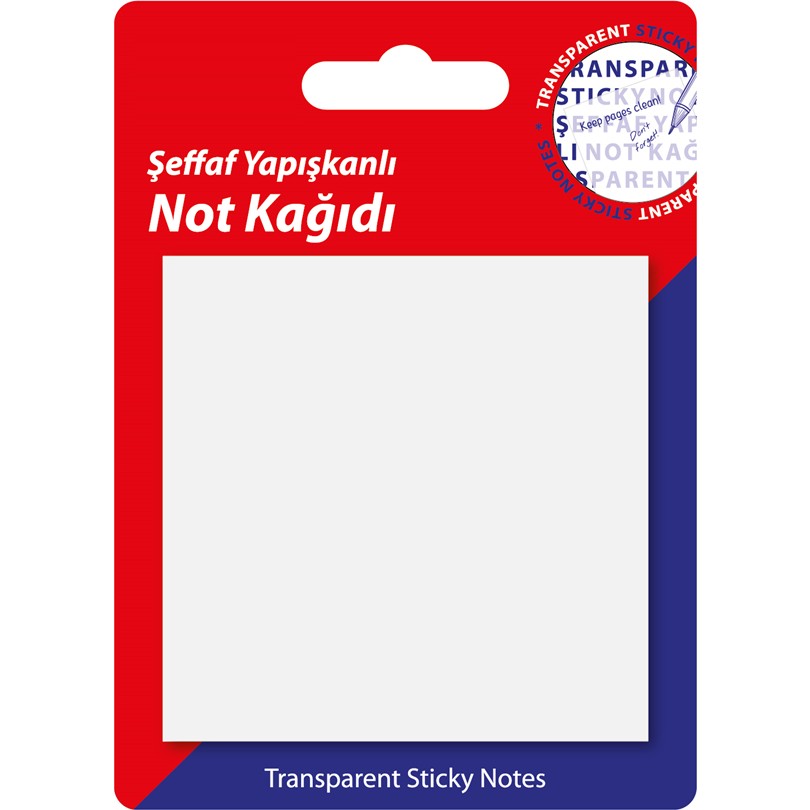 Hobi Market Art Şeffaf Post-It Yapışkanlı Not Kağıdı 76X76 Mm. 50 Yaprak Diğer Fiyatı