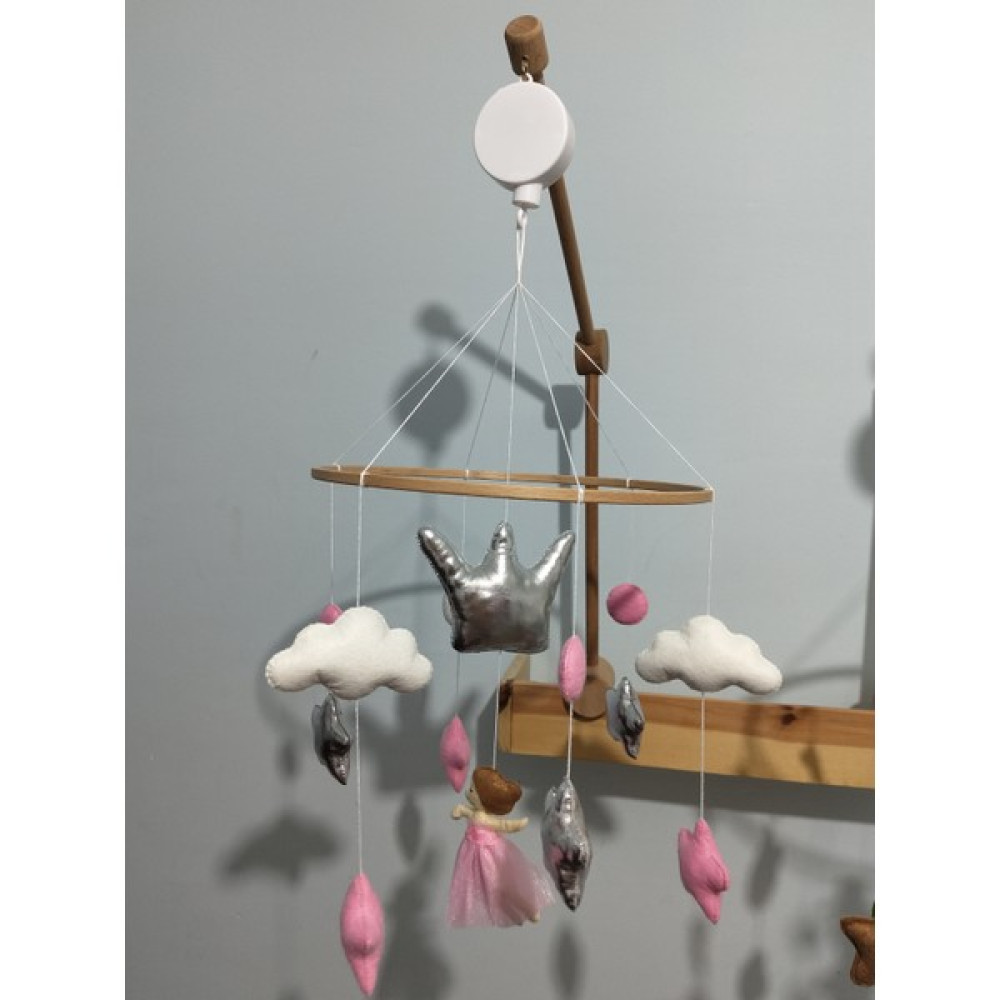Hobi Mobi Bebek Beşik Süsü - Pembe Bebek Oyuncakları Fiyatı