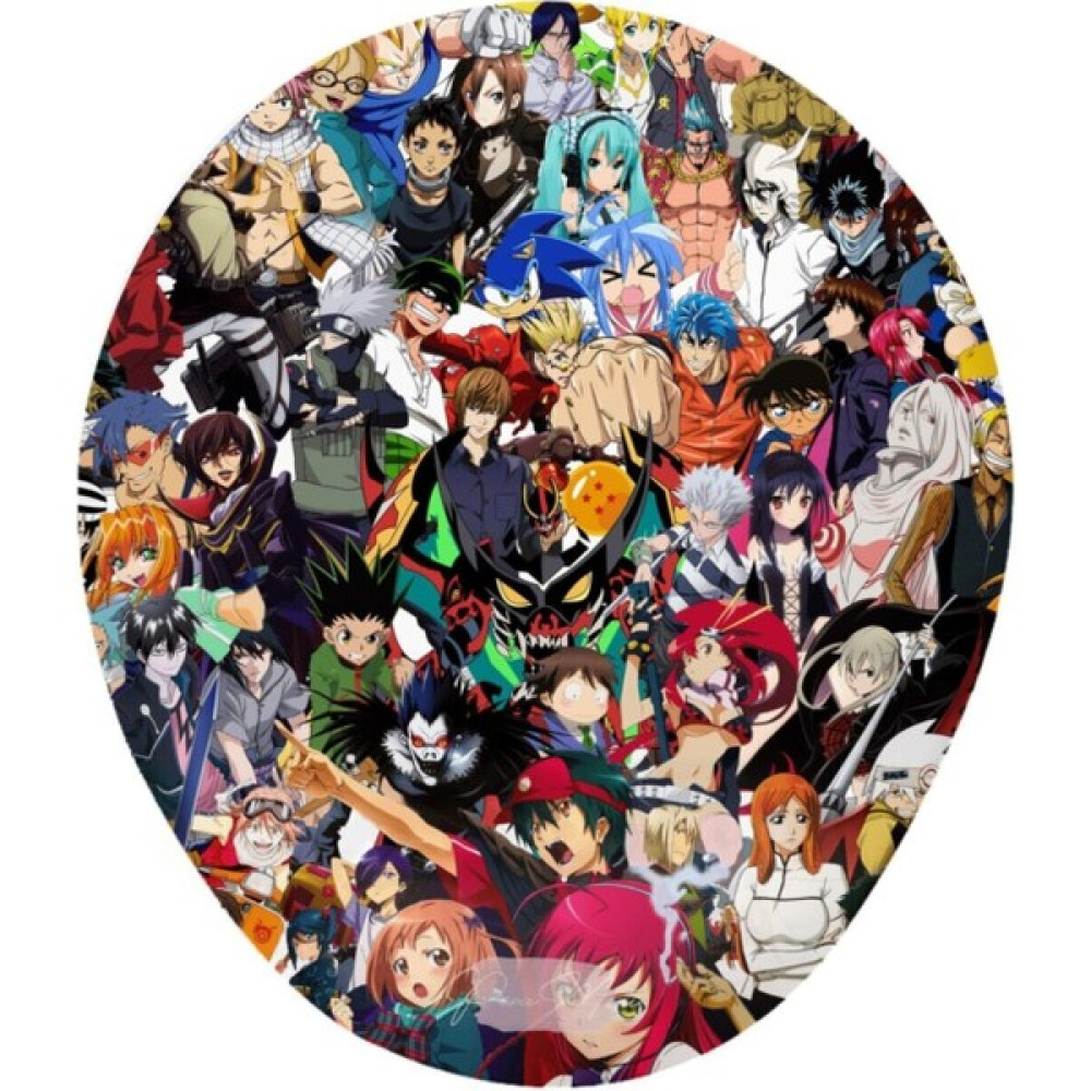 Hobi Shop Anime Karakterleri Baskılı Bilek Destekli Mouse Pad - Renkli Mouse Pad Fiyatı