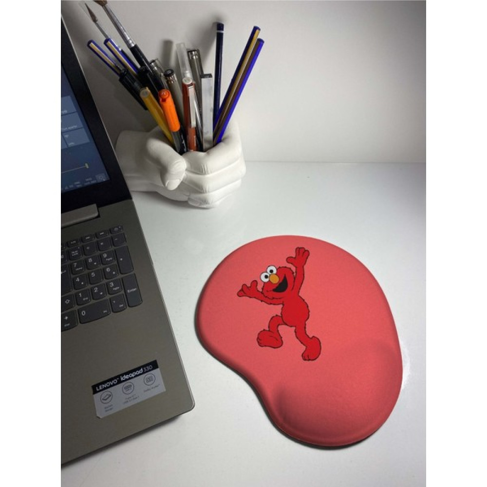 Hobi Shop Susam Sokağı Elmo Bilek Destekli Mouse Pad - Renkli Mouse Pad Fiyatı