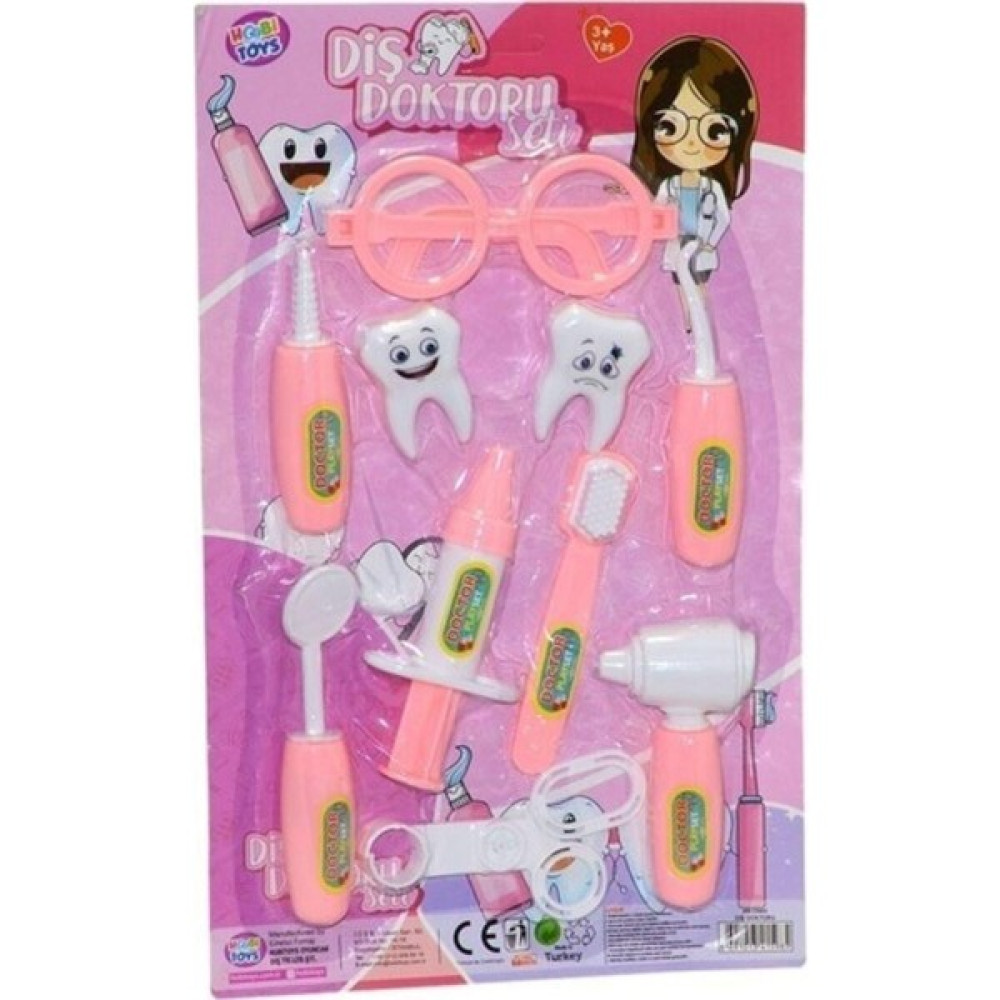 Hobi Toys HB-15985 Hobi. Kartela Kız Diş Doktor Seti Diğer Fiyatı