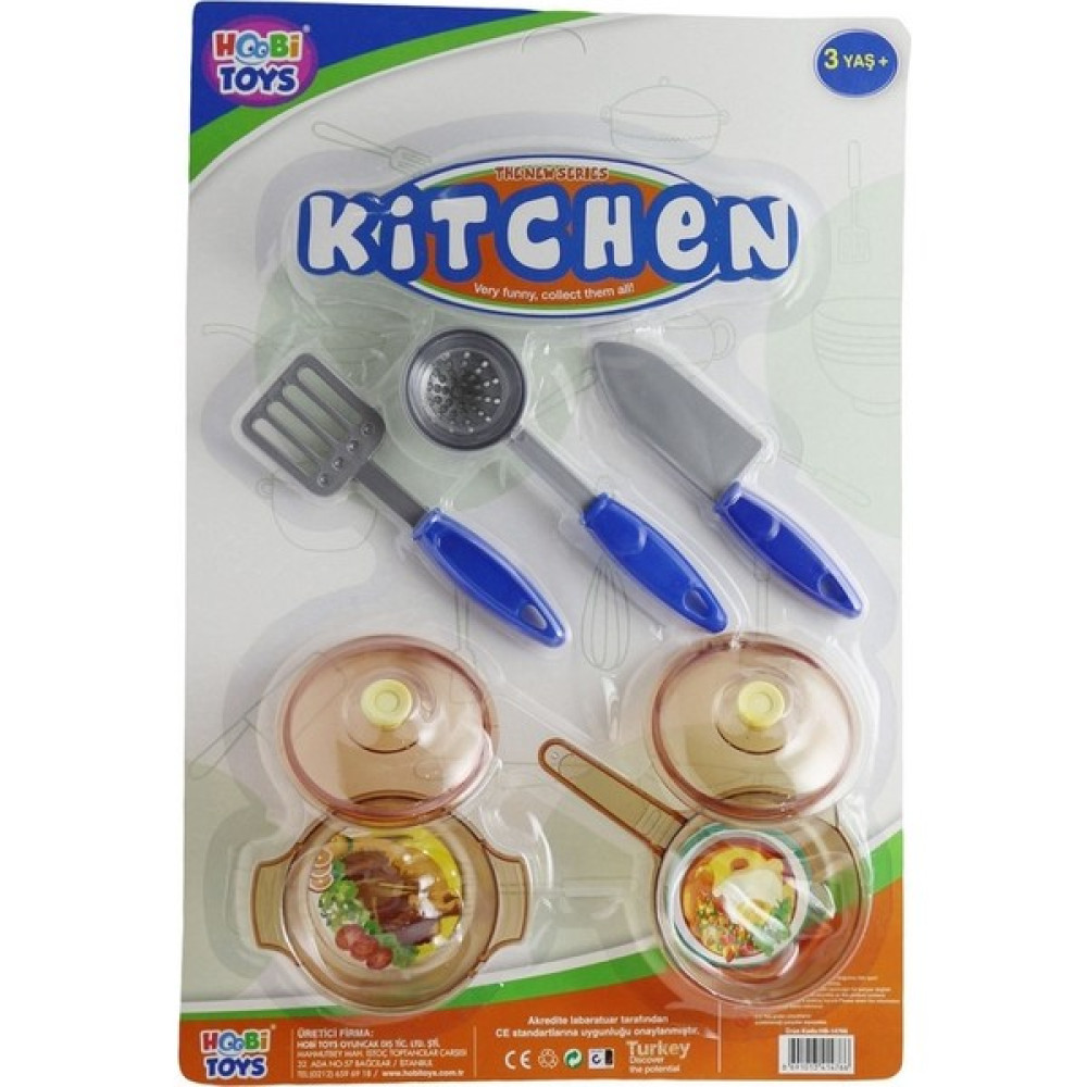 Hobi Toys Kartela Yemek Seti HB-14766 - Renkli Oyun Seti Fiyatı