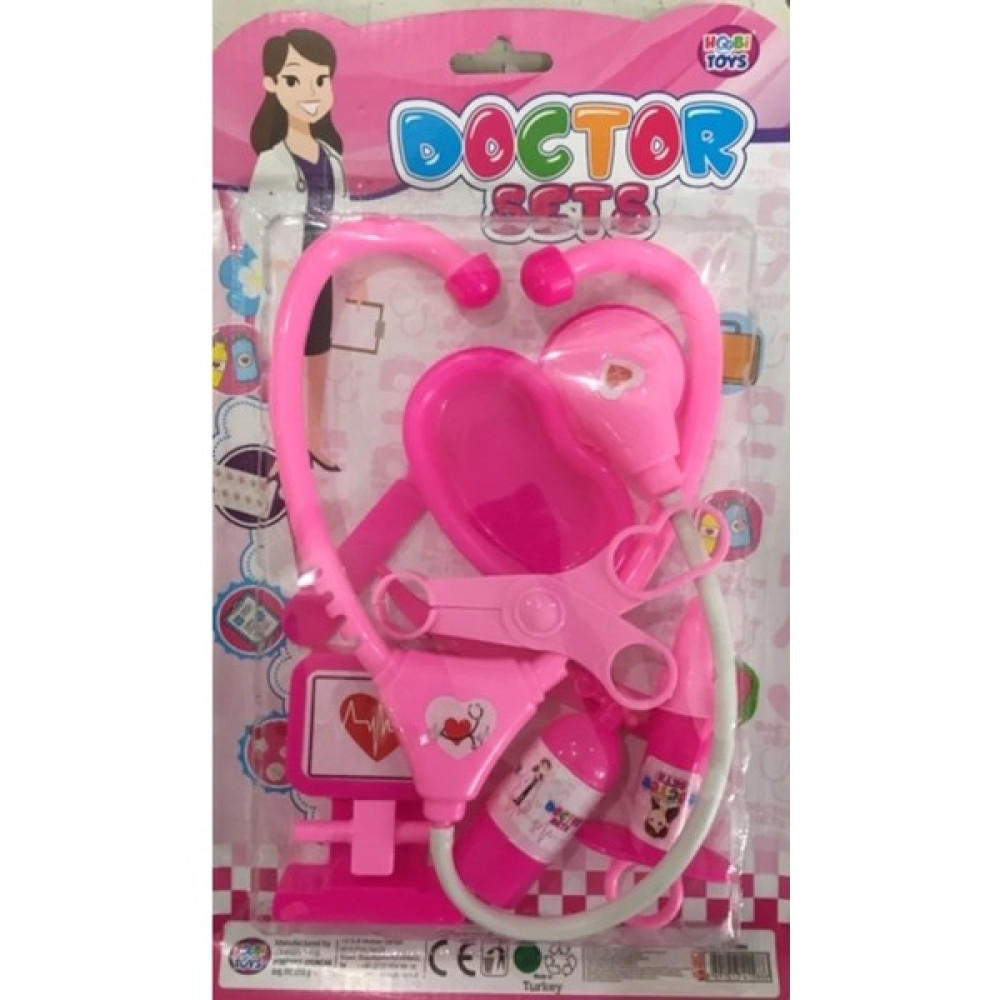 Hobi Toys Oyuncak Doktor Seti Pembe 8 Parça Oyun Seti Fiyatı