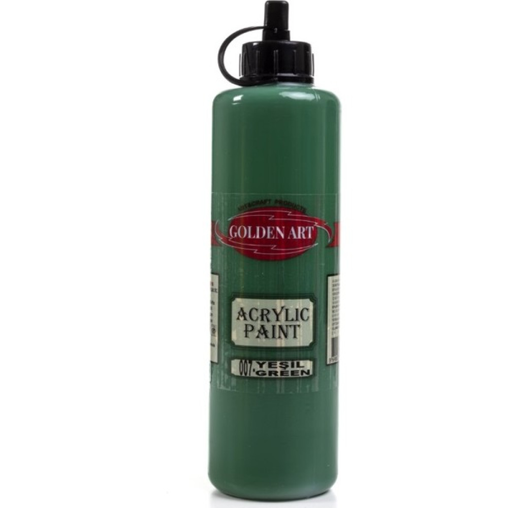 Hobi24 Golden Art Akrilik Boya 500ml - 007 Yeşil Akrilik Boya Fiyatı