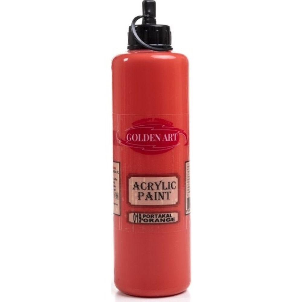 Hobi24 Golden Art Akrilik Boya 500ml - 019 Portakal Akrilik Boya Fiyatı
