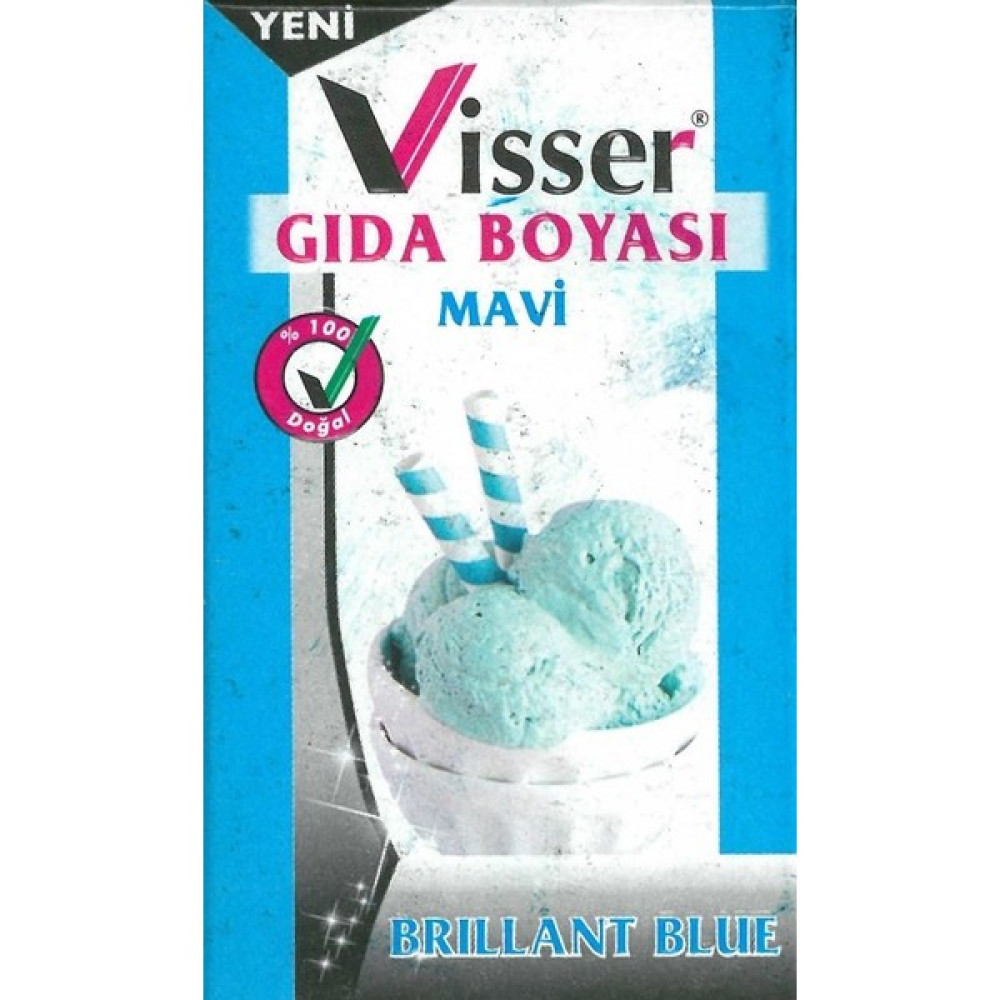 Hobi24 Visser Toz Gıda Boyası 9 Gram - Mavi Oyun Hamuru & Kil Fiyatı