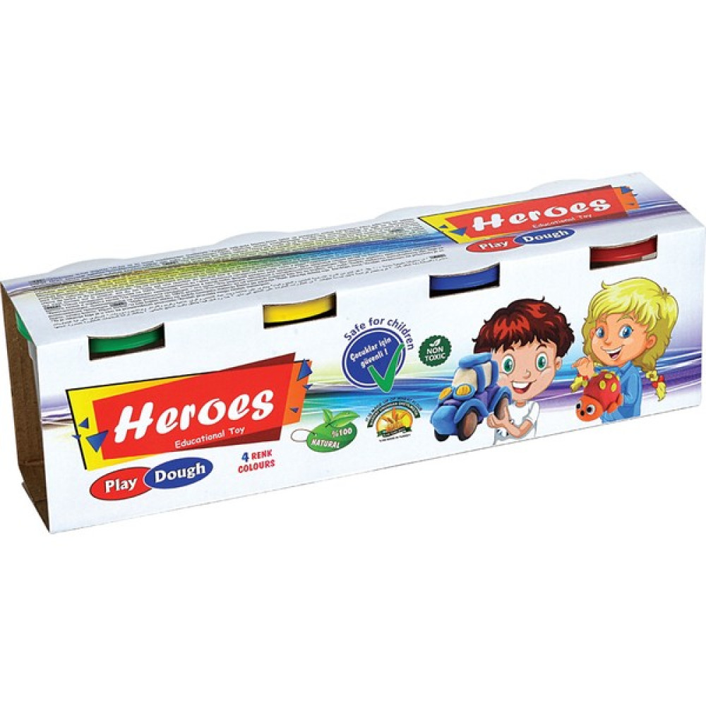 Hobialem Heroes, 4 Renk, Oyun Hamuru, Büyük Oyun Hamuru, Eğitici, El-Göz Koordinasyonu Eğitici Oyuncak Fiyatı