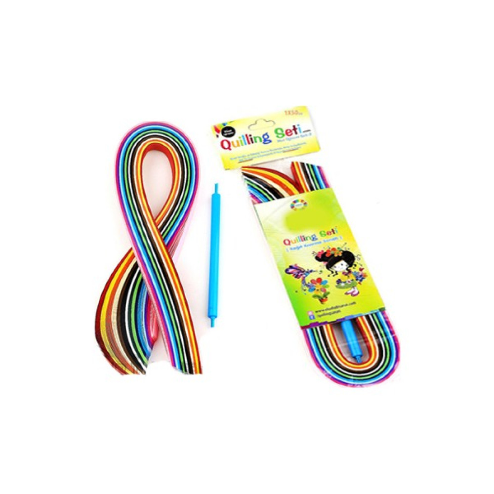 Hobialem Kalın Quiling Seti Kağıt Katlama Kıvırma Sanatı Quilling 10 mm x 30 cm Yardımcı Malzeme Fiyatı