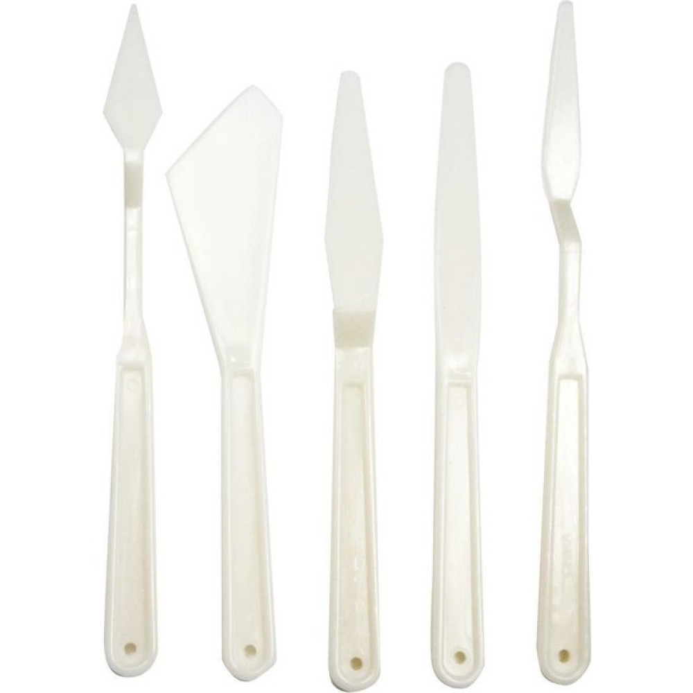 Hobialem Plastik Spatula Seti, Spatul, Akrilik Boya, Yağlı Boya, Hobi Çalışmaları 5'li Yardımcı Malzeme Fiyatı