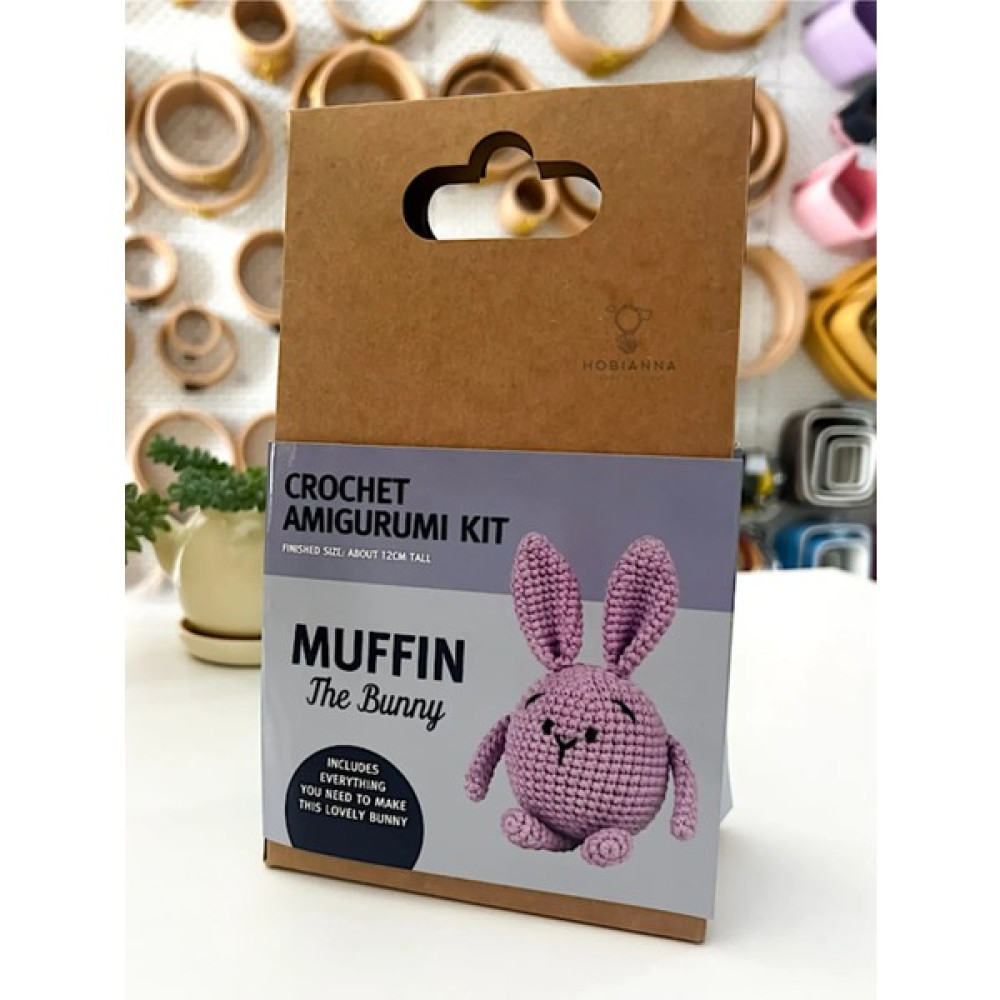 Hobianna Hello Tığ Işi Mini Amigurumi Kiti - Tavşan Muffin Oto Boyaları Fiyatı